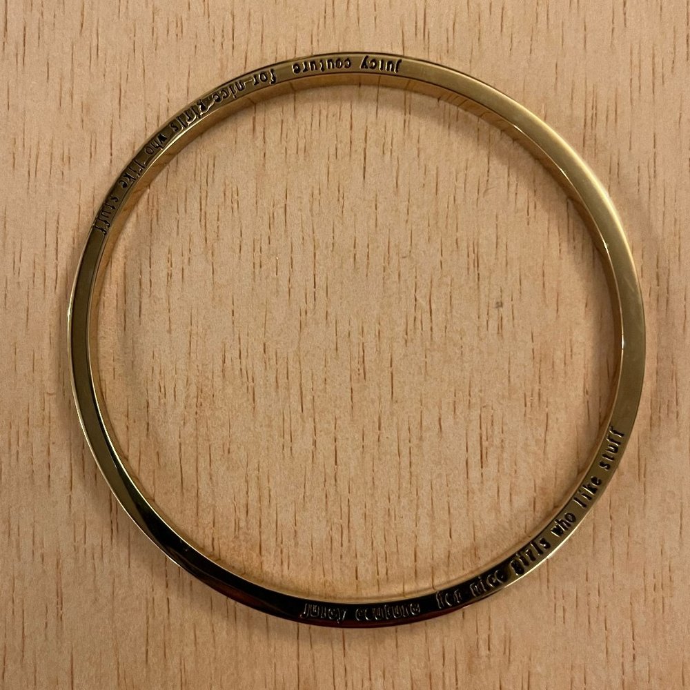 Juicy Couture Gold Bracelet